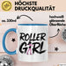 Rollschuh Skater Tasse Geschenk Rollergirl Skating Geschenkidee Lustig Blau Trendation