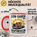 Lkw Fahrer Trucker Tasse Geschenk Lustige Geschenkidee Spruch Lkw Fahrer Weil Disponenten Auch Helden Brauchen Rot Trendation