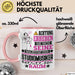 Studiomusiker Geschenk Tasse Lustiger Spruch Erheben Sie Sich Der Studiomusiker Betritt den Raum Rosa Trendation