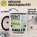 Angler Geschenk Lustiger Spruch für Angler Geschenkidee Bester Angler Der Welt Schwarz Trendation