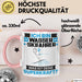 Wasserskifahrer Tasse Geschenk für Wasserskifahrer Geburtstag Lustiger Spruch Kaffee-Becher Was Ist Deine Superkraft Rosa Trendation