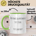 Sarkastischer Sarkasmus Tasse Geschenk Lustige Geschenkidee Spruch Hier Könnte Ein Emotionaler Text Stehen Tut Es Aber Nicht Grün Trendation
