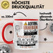 Slackline-Instruktorin Tasse Geschenk Lustiger Spruch Bitte Erheben Sie Sich Seine Majestät Die Slackline-Instruktorin Betritt Den Raum Rot Trendation