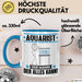 Aquarist Tasse Geschenk für Aquarist Der Mann Der Alles Kann Geschenkidee zum Geburtstag Blau Trendation