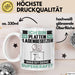 Plattenladenbesitzer Tasse Geschenk für Plattenladenbesitzer Geburtstag Lustiger Spruch Kaffee-Becher Was Ist Deine Superkraft Weiß Trendation