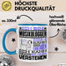 Musikblogger Geschenk Tasse Geschenkidee für Musikblogger Geburtstag Lustig Ich Bin Musikblogger Ich Kann Es Dir Erklären Aber Nicht Für Dich Verstehen Blau Trendation