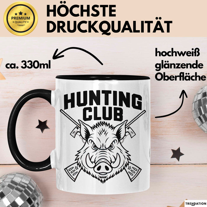 Wildschwein Jäger Tasse Geschenk Lustige Geschenkidee Spruch Trendation