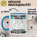 Ultimate-Frisbee-Spieler Tasse Geschenk für Ultimate-Frisbee-Spieler Der Mann Der Alles Kann Geschenkidee zum Geburtstag Blau Trendation