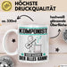 Komponist Tasse Geschenk für Komponist Der Mann Der Alles Kann Geschenkidee zum Geburtstag Weiß Trendation