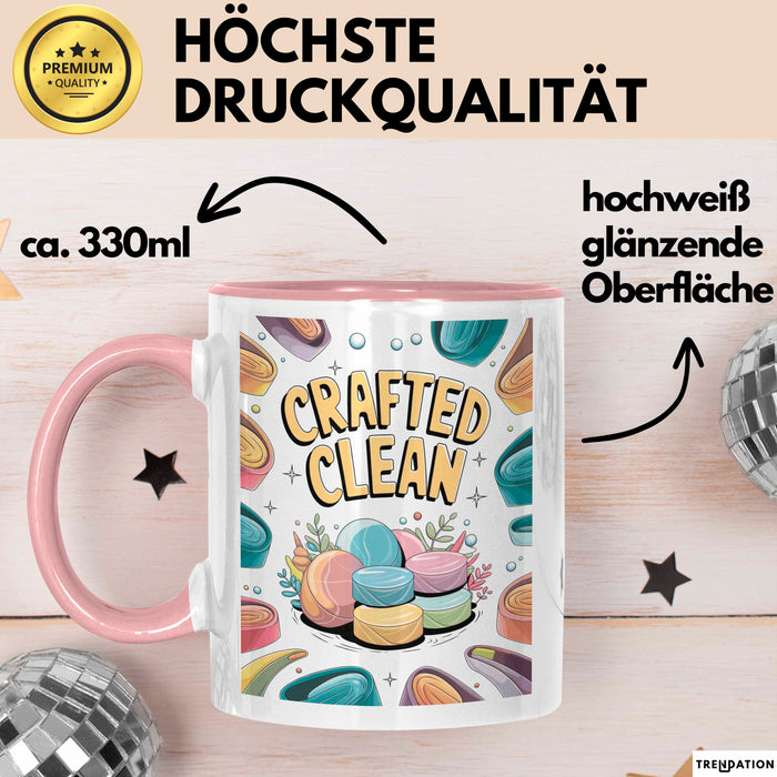 Seifenmacher Tasse Geschenk Lustige Geschenkidee Spruch Für Handgemachte Kreative Rosa Trendation