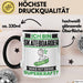 Skateboarder Tasse Geschenk für Skateboarder Geburtstag Lustiger Spruch Kaffee-Becher Was Ist Deine Superkraft Schwarz Trendation