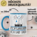 Geschenk für Popsängerin Tasse Lustige Geschenkidee Geburtstag Ich Bin Popsängerin Ich Darf Das Blau Trendation