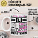 DJ Geschenk Tasse Geschenkidee für DJ Geburtstag Lustiger Spruch Ich Bin DJ Ich Kann Es Dir Erklären Aber Nicht Für Dich Verstehen Funny Weiß Trendation