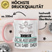 Geschenk für Schlagzeugerin Tasse Lustige Geschenkidee Geburtstag Ich Bin Schlagzeugerin Ich Darf Das Rosa Trendation