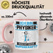 Physiker Tasse Geschenk für Physiker Geburtstag Lustiger Spruch Kaffee-Becher Was Ist Deine Superkraft Rosa Trendation