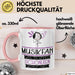 Musikfan Weil Es Keinen Schöneren Beruf Gibt Tasse Geschenk für Eine Musikfan Lustig Rosa Trendation