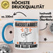 Bassgitarrist Tasse Geschenk für Bassgitarrist Der Mann Der Alles Kann Geschenkidee zum Geburtstag Blau Trendation