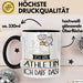 Geschenk für Athletin Tasse Lustige Geschenkidee Geburtstag Ich Bin Athletin Ich Darf Das Trendation