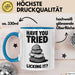 Geologie Liebhaber Geologe Tasse Geschenk Lustige Geschenkidee Spruch Hast Du Versucht Es Zu Lecken Blau Trendation