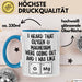 Chemielehrer Unterricht Tasse Geschenk Lustige Geschenkidee Spruch Ich Habe Gehört Dass Sauerstoff & Magnesium Ausgehen Blau Trendation