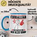 Fußballfan Tasse Geschenk für Fußballfan Der Mann Der Alles Kann Geschenkidee zum Geburtstag Blau Trendation