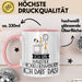 Geschenk für Haustier-Modedesignerin Tasse Lustige Geschenkidee Geburtstag Ich Bin Haustier-Modedesignerin Ich Darf Das Rosa Trendation