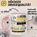 Synthesizer-Spielerin Tasse Geschenk Lustiger Spruch Bitte Erheben Sie Sich Seine Majestät Die Synthesizer-Spielerin Betritt Den Raum Rosa Trendation