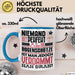 Bogenschütze Geschenk Tasse Lustige Geschenkidee für Bogenschütze Geburtstag Kaffee-Becher Niemand Ist Perfekt Aber Als Bogenschütze Ist Man Nah Dran Blau Trendation
