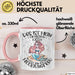 Meerjungfrau Geschenk Tasse Mädchen Das Ist Mein Menschen Kostüm In Echt Bin Ich Eine Meerjungfrau Nixe Geschenkidee Mädels Kaffee-Becher Rosa Trendation