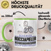 Bocciapieler Geschenk Tasse Ich Bin Bocciapieler Aber Sag Doch Einfach Superheld Lustige Geschenkdiee für Bocciapieler Kaffee-Becher Grün Trendation