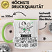 Geschenk für Soundtrack-Komponistin Tasse Lustige Geschenkidee Geburtstag Ich Bin Soundtrack-Komponistin Ich Darf Das Grün Trendation