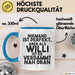 Willi Tasse Niemand Ist Perfekt, Aber Als Willi Ist Er Verdammt Nah Dran Blau Trendation