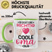 Coole Oma Tasse Geschenk Muttertag Lustiger Spruch Richtig Cool Grün Trendation