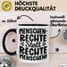Menschenrechte Statt Rechte Menschen Tasse Geschenk Frieden Becher Trendation
