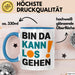 Bürokollege Tasse Geschenk Lustige Geschenkidee Spruch Bin Da Kann Los Gehen Blau Trendation