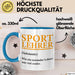 Sportlehrer Unterricht Tasse Geschenk Lustige Geschenkidee Spruch Sport Lehrer Definition Blau Trendation