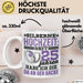 Ehemann Tasse Geschenk 25 Jahre Hochzeitstag Lustiger Spruch Seit 25 Jahren Habe ich den Da an der backe Silberhochzeit Weiß Trendation