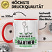 Gärtner Geschenk Tasse So Gut Kann Nur Ein Gärtner Aussehen Geschenkidee Kaffee-Becher Rot Trendation
