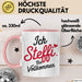 Steffi Tasse Geschenk Ich Bin Vollkommen Steffi Geschenkidee Geburtstag Rosa Trendation