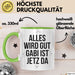 Gabi Tasse Geschenk Alles Ist Gut Gabi Ist Jetz Da Geschenkidee Becher mit Name Grün Trendation