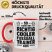Fußballtrainer Fußballteam Tasse Geschenk Lustige Geschenkidee Spruch So Sieht Ein Richtig Cooler Fussball Trainer Aus Rot Trendation
