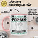 Pop-Fan Tasse Geschenk für Pop-Fan Geburtstag Lustiger Spruch Kaffee-Becher Was Ist Deine Superkraft Rosa Trendation