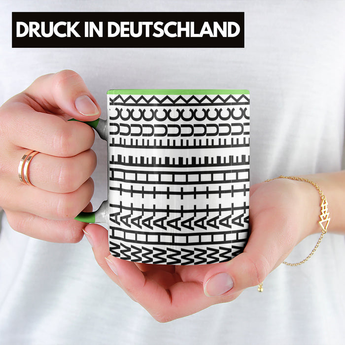 What The F*** Tasse Lustiges Geschenk Allover-Print Quer Lesen Trendation