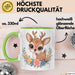 Hirsch Tier Tasse Geschenk Lustige Geschenkidee Spruch Grün Trendation