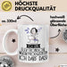 Geschenk für Elektronische Musikproduzentin Tasse Lustige Geschenkidee Geburtstag Ich Bin Elektronische Musikproduzentin Ich Darf Das Weiß Trendation