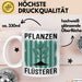 Garten Pflanzen Gärtner Tasse Geschenk Lustige Geschenkidee Spruch Pflanzenflüsterer Weiß Trendation