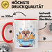 Tierpfleger Groomer Tasse Geschenk Lustige Geschenkidee Spruch Für Tierpflege Profis Rot Trendation