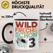 3. Geburtstag Geschenk Tasse Becher Wild Frech Und Schon 3 Trendation