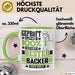 Bäcker Geschenk Lustiger Spruch für Bäcker Geschenkidee Bester Bäcker Der Welt Grün Trendation