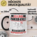Parkour-Athlet Tasse Geschenk für Parkour-Athlet Geburtstag Lustiger Spruch Kaffee-Becher Was Ist Deine Superkraft Schwarz Trendation